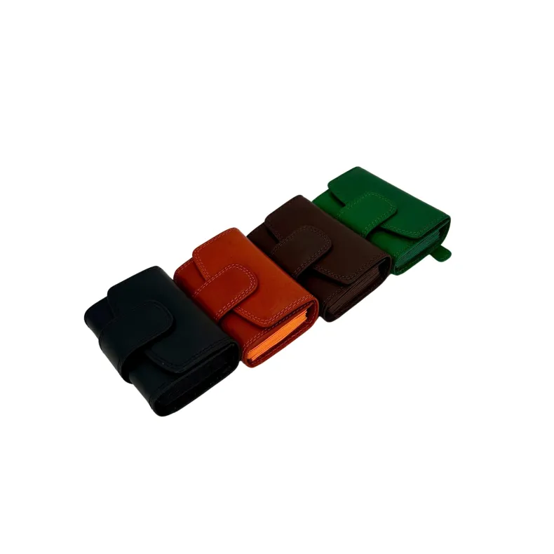 Accordion Card Holder With Button