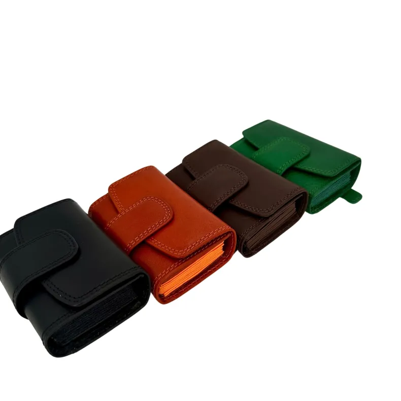 Accordion Card Holder With Button