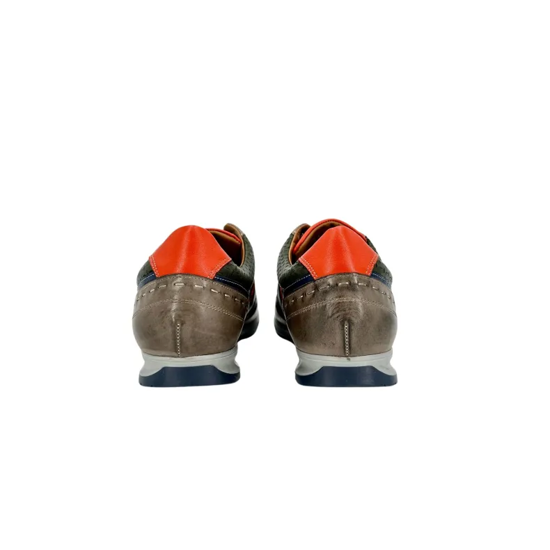 Albert 9 – Green And Gray Low Sneaker