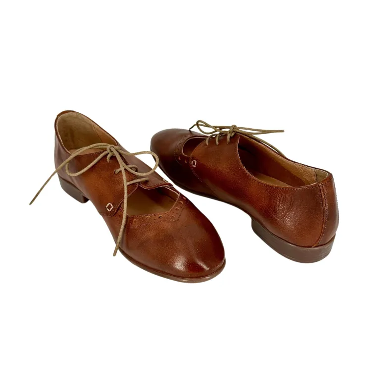 Artisan Lace-up In Dipped Leather Camarri 1916