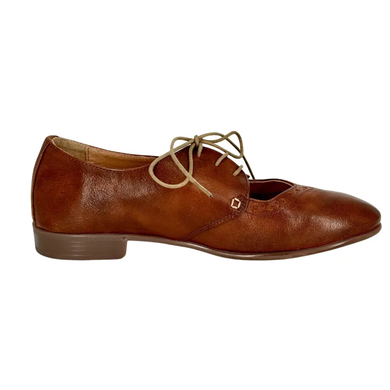 Artisan Lace-up In Dipped Leather Camarri 1916