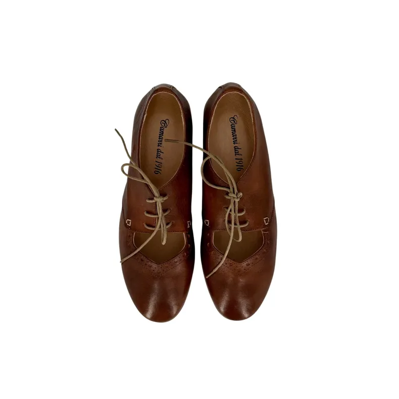 Artisan Lace-up In Dipped Leather Camarri 1916