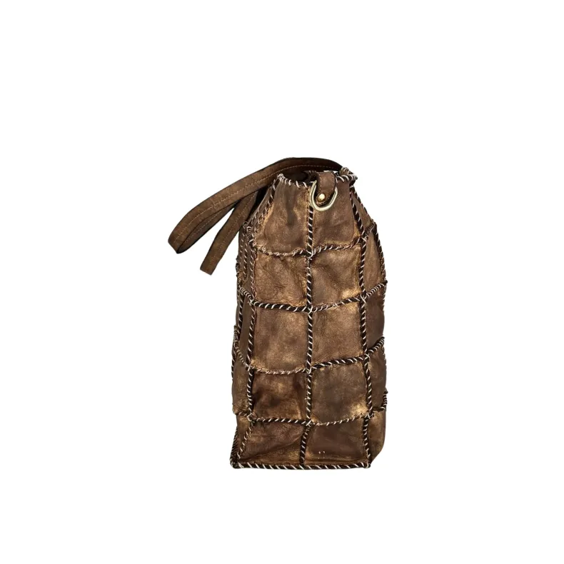 Asia – Bronzed Washed Leather Bag