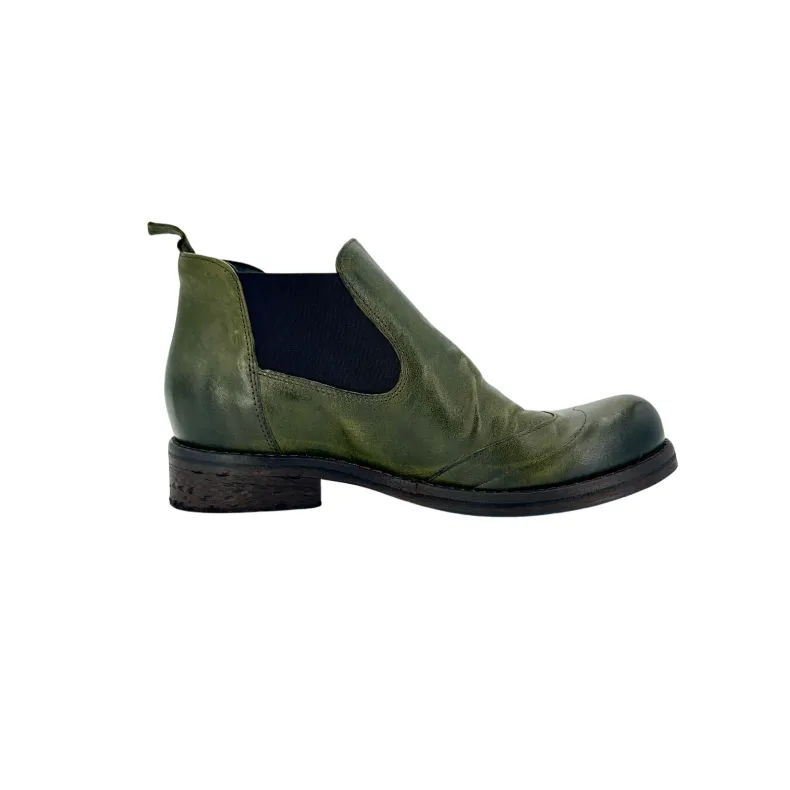 Beatles In Green Dipped Leather