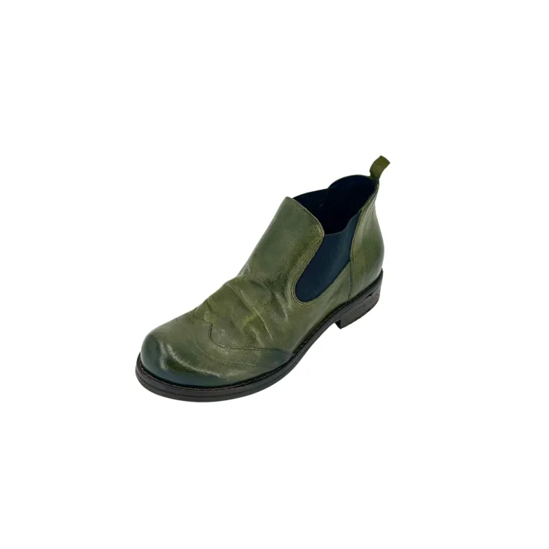 Beatles In Green Dipped Leather