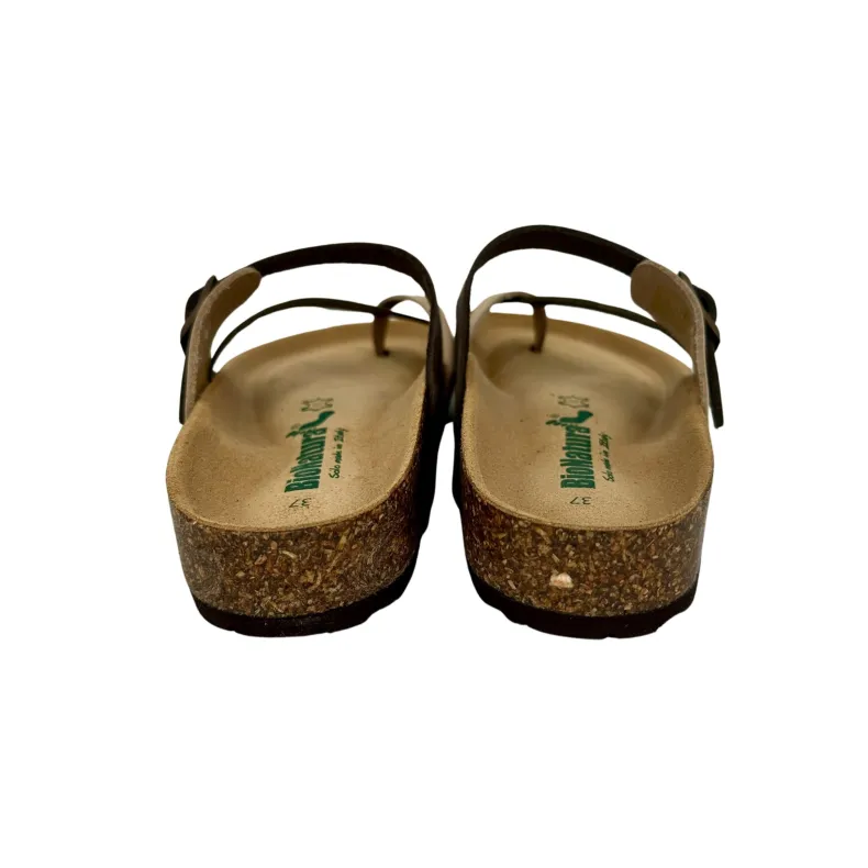 Bionatura Flip-flop Slipper In Multi-military Nubuck