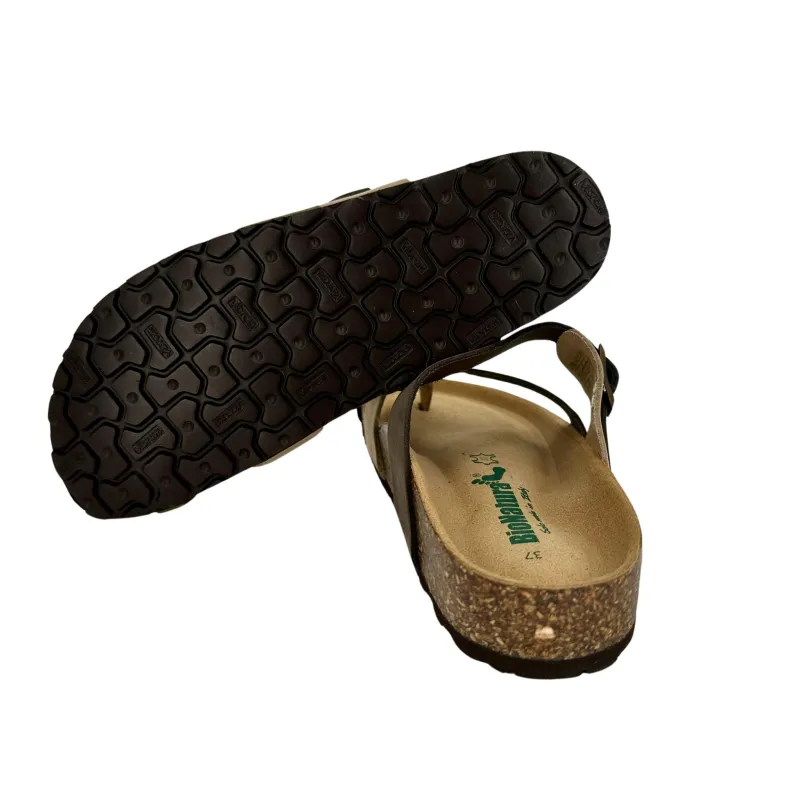 Bionatura Flip-flop Slipper In Multi-military Nubuck