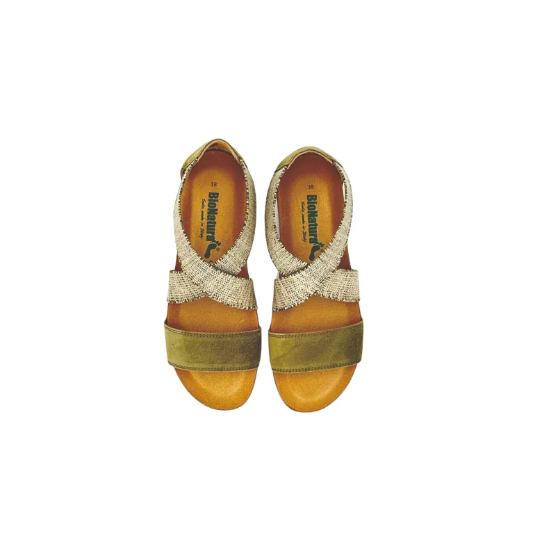 Bionatura Sandal With Sage Green Elastic