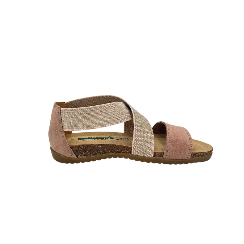 Bionatura Sandal With Dusty Pink Elastic