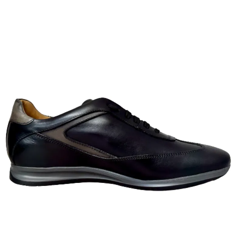 Black And Gray Low Sneakers