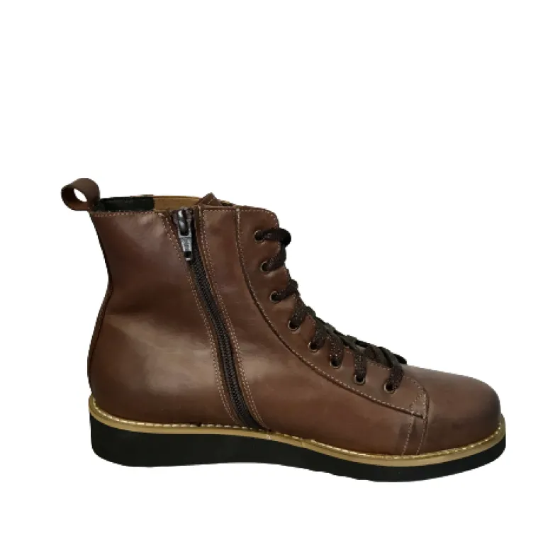 Boot In Dark Brown Leather