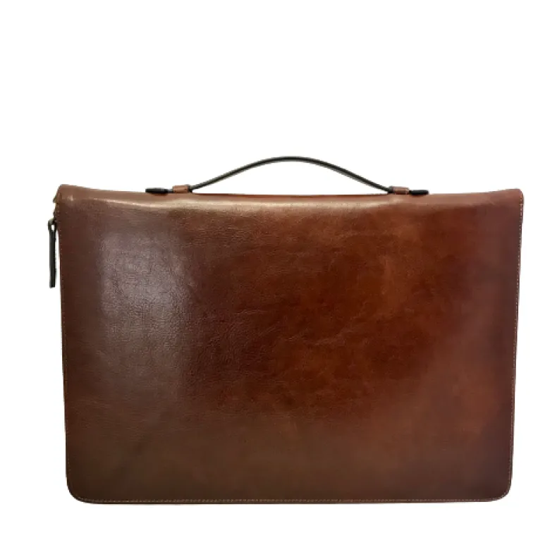 Briefcase In Smooth Leather
