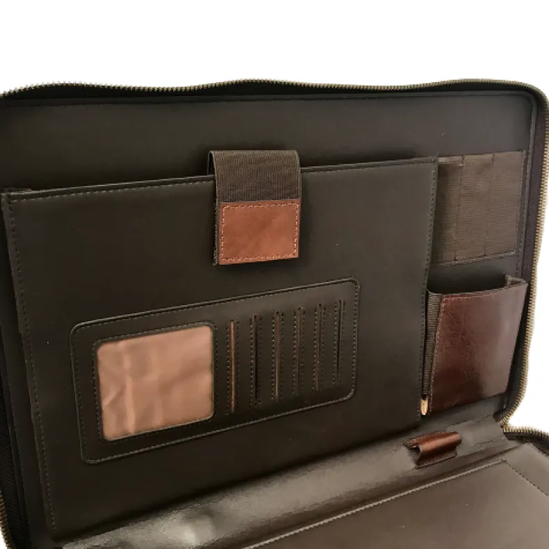 Briefcase In Smooth Leather