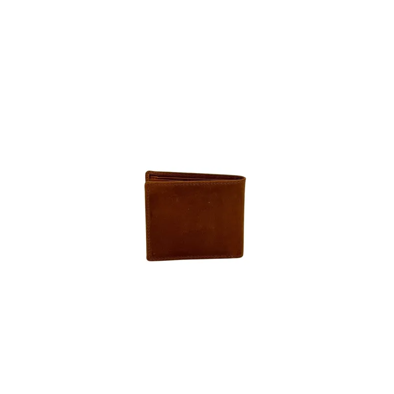 Brown Oiled Leather Wallet
