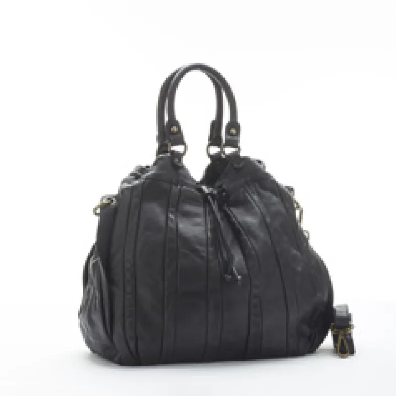 Bucket Model Soft Leather Bag