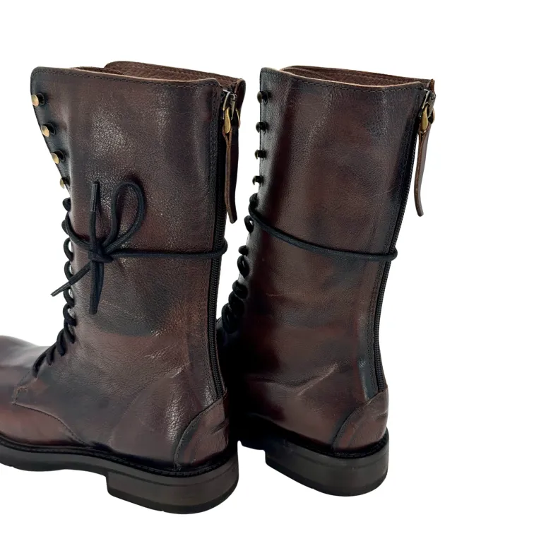 Camarri 1916 Dark Brown Dipped Leather High Amphibian