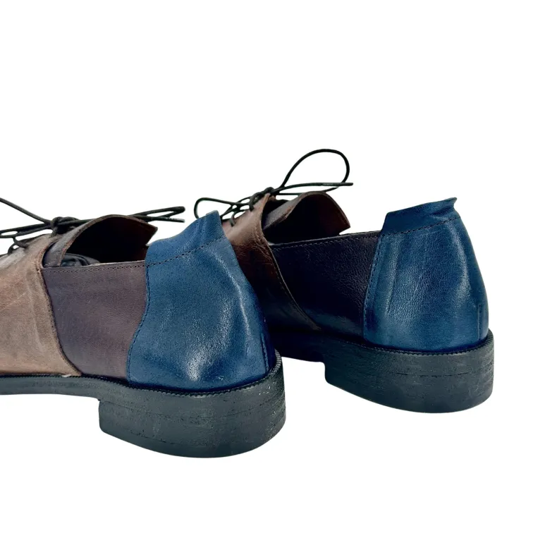 Camarri 1916 Dark Brown Dipped Leather Shoe