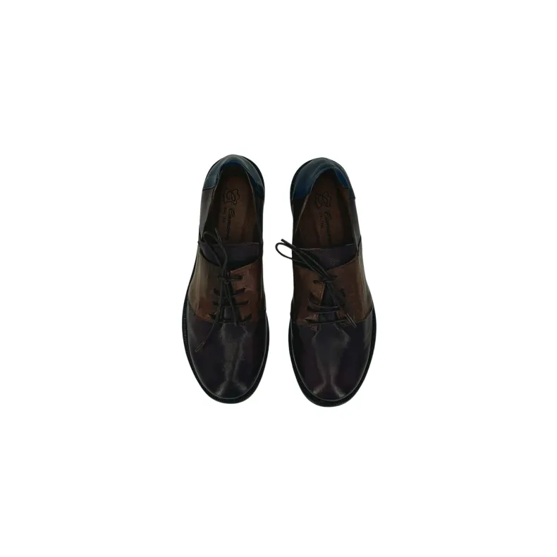 Camarri 1916 Dark Brown Dipped Leather Shoe