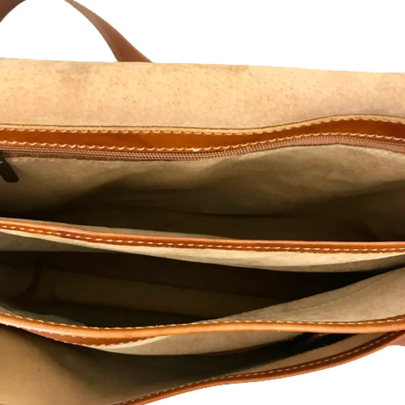 Classic Handcrafted Messenger With 3 Compartments