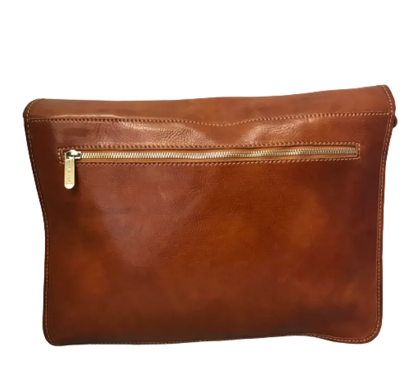 Classic Handcrafted Messenger With 3 Compartments