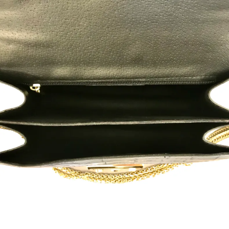Coconut Leather Bag With Chain