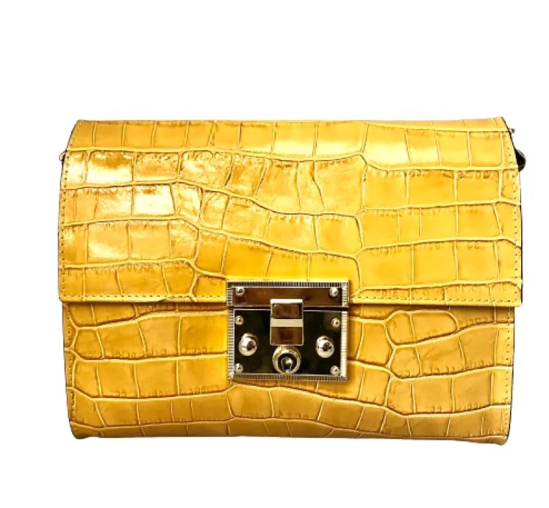 Coconut Leather Bag With Chain