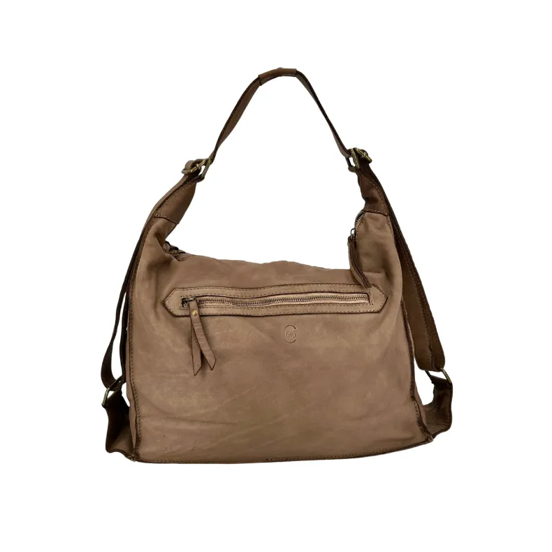 DAKOTA – Medium Woven Leather Bag / Backpack