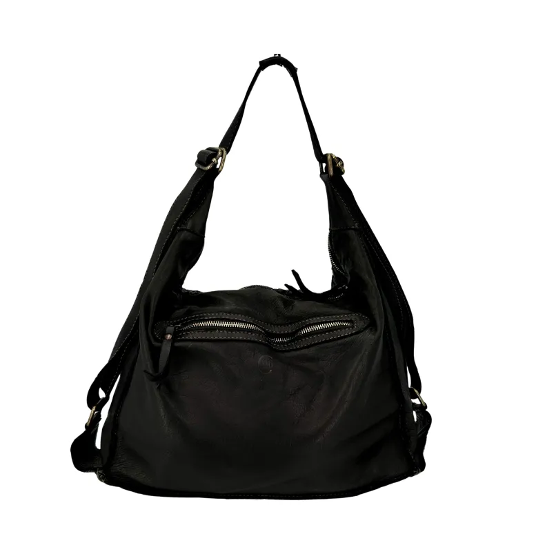 DAKOTA – Medium Woven Leather Bag / Backpack