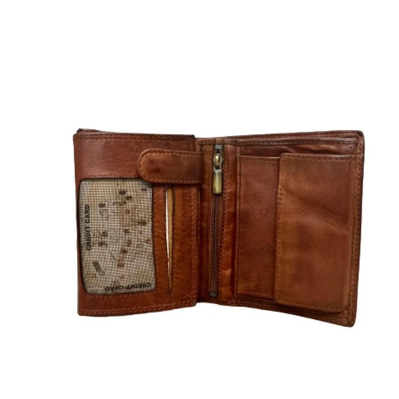 Dipped Vertical Handcrafted Wallet