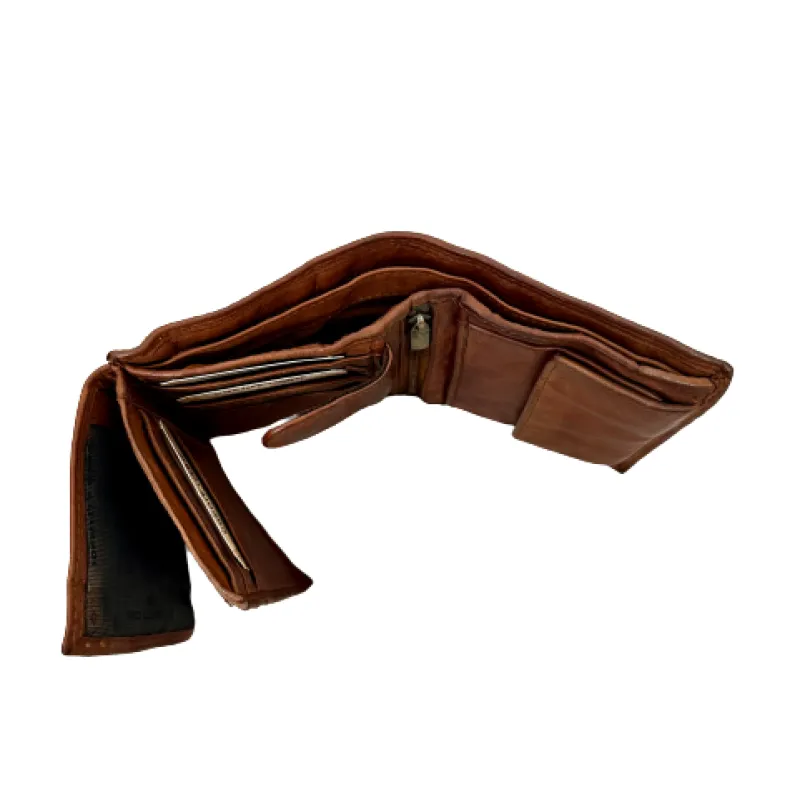 Dipped Vertical Handcrafted Wallet