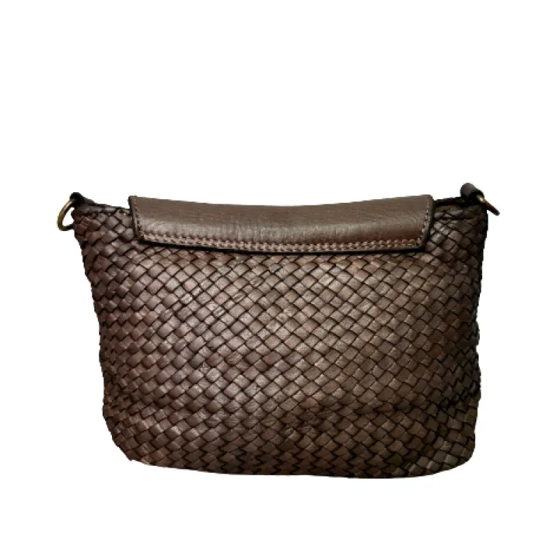 Gemma - Woven Leather Shoulder Strap