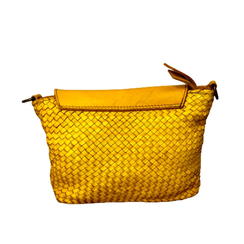 Gemma - Woven Leather Shoulder Strap