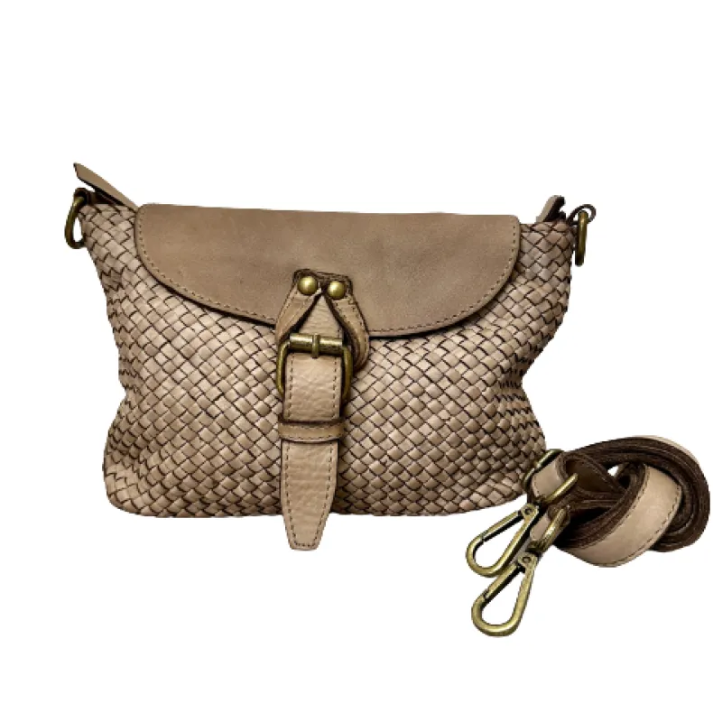 Gemma - Woven Leather Shoulder Strap