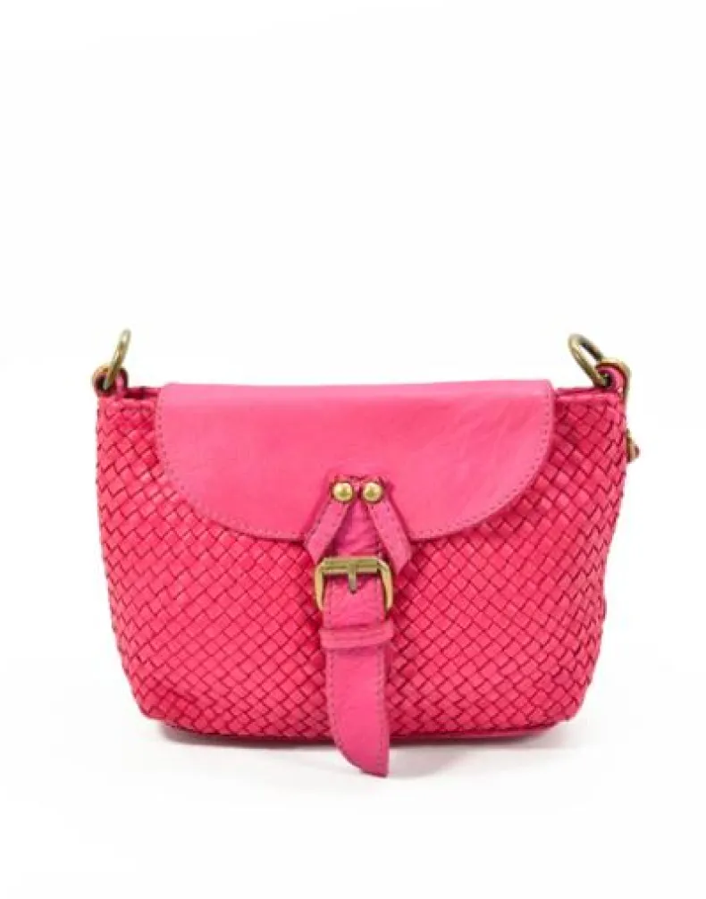Gemma - Woven Leather Shoulder Strap