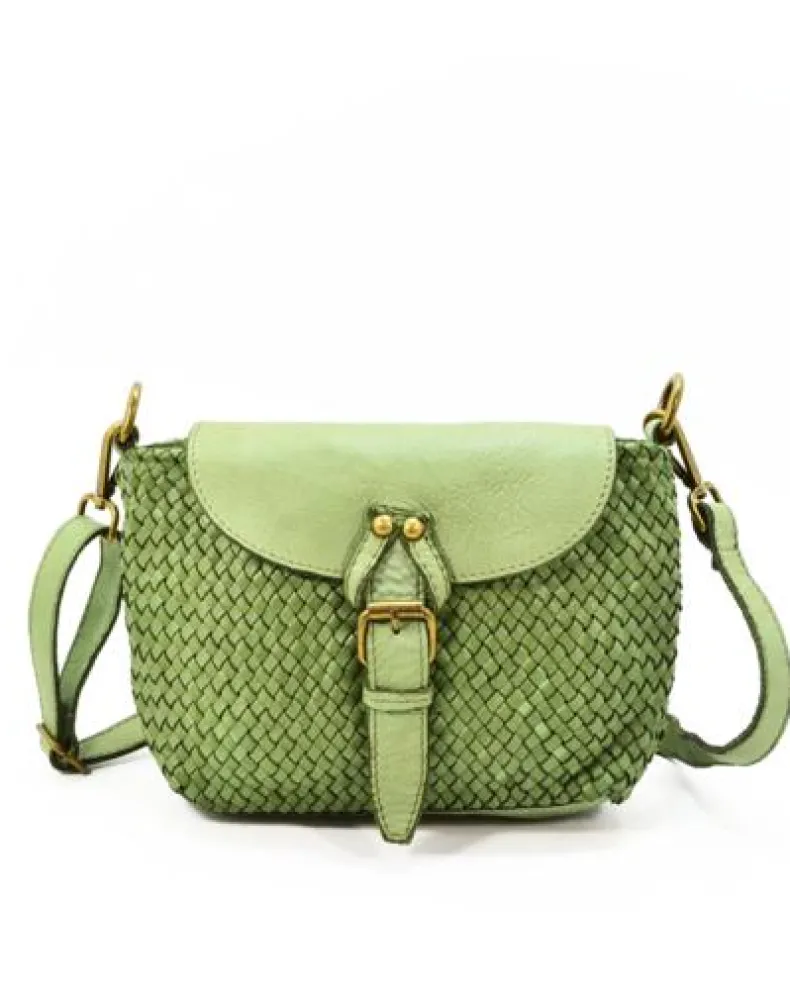 Gemma - Woven Leather Shoulder Strap
