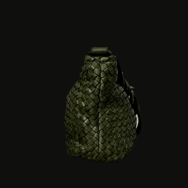 Gemma - Woven Leather Shoulder Strap