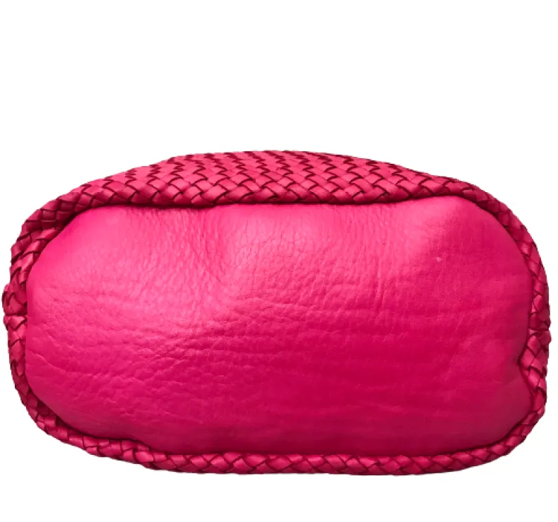 Handcrafted Bag In Woven Leather