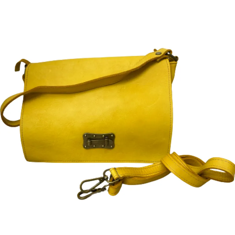 Handcrafted Bag In Smooth Washed Leather
