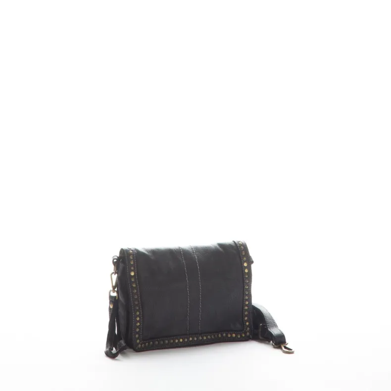 Handcrafted Bag Washed With Studs
