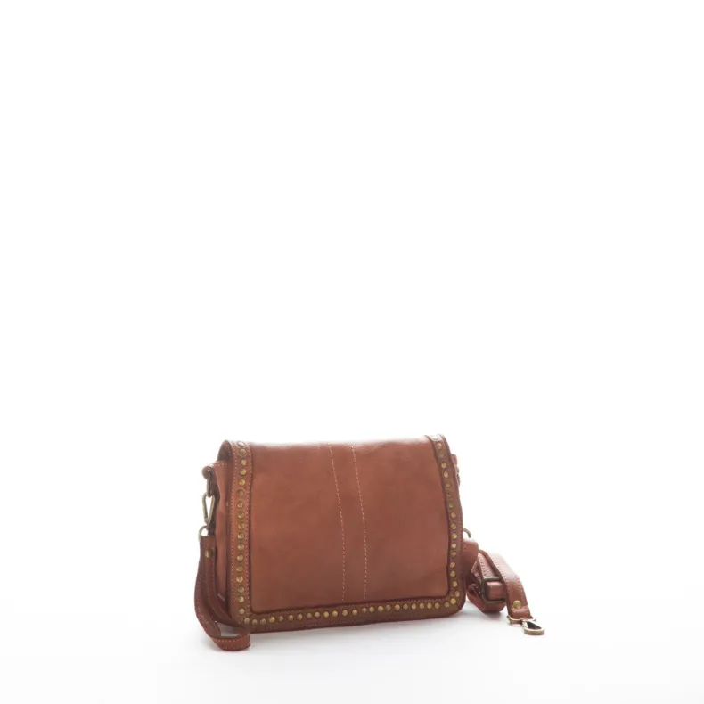 Handcrafted Bag Washed With Studs