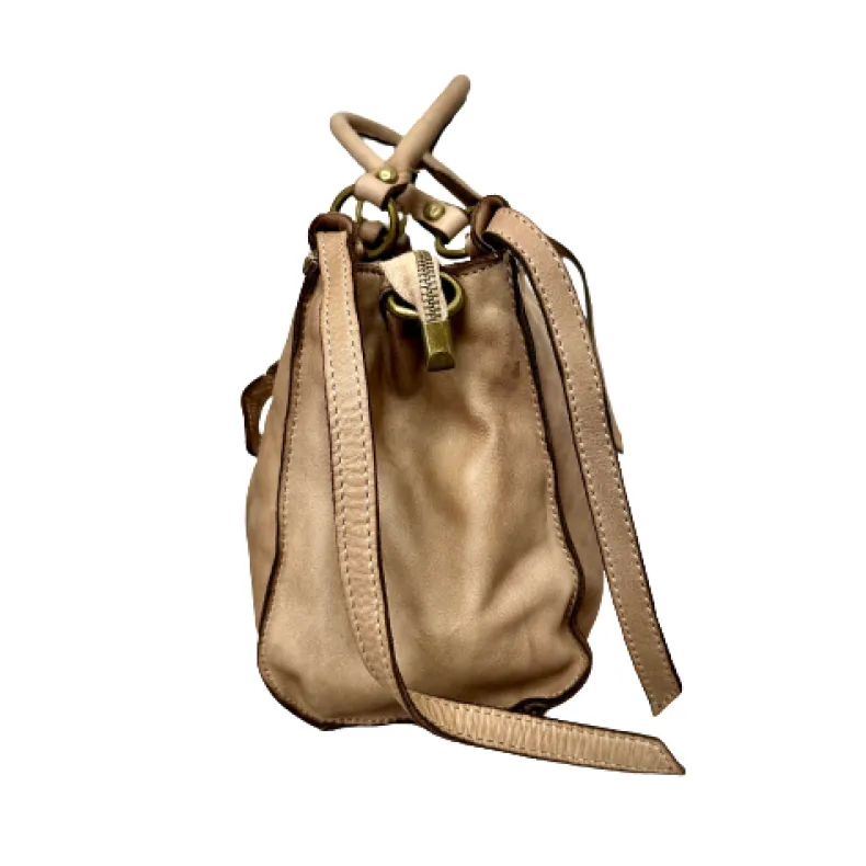 Handcrafted Bag With Brass Details