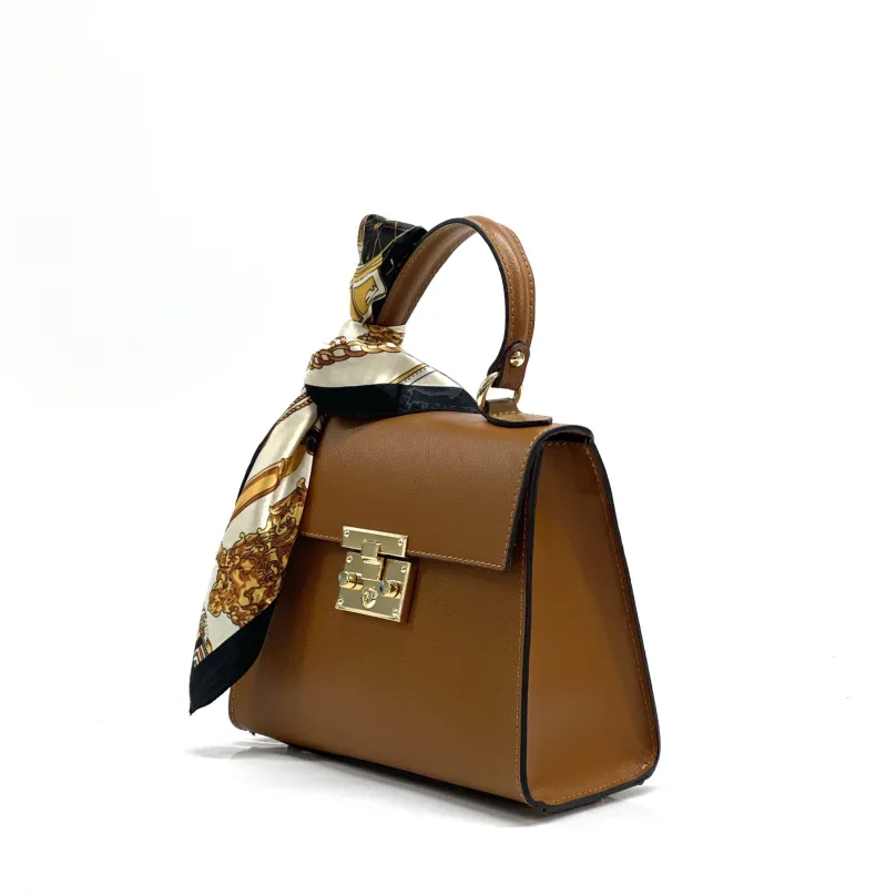 Handcrafted Bag With Buckle Closure