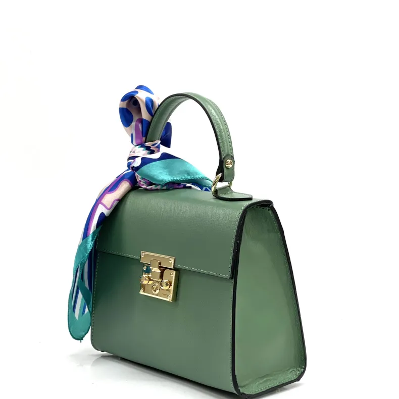 Handcrafted Bag With Buckle Closure