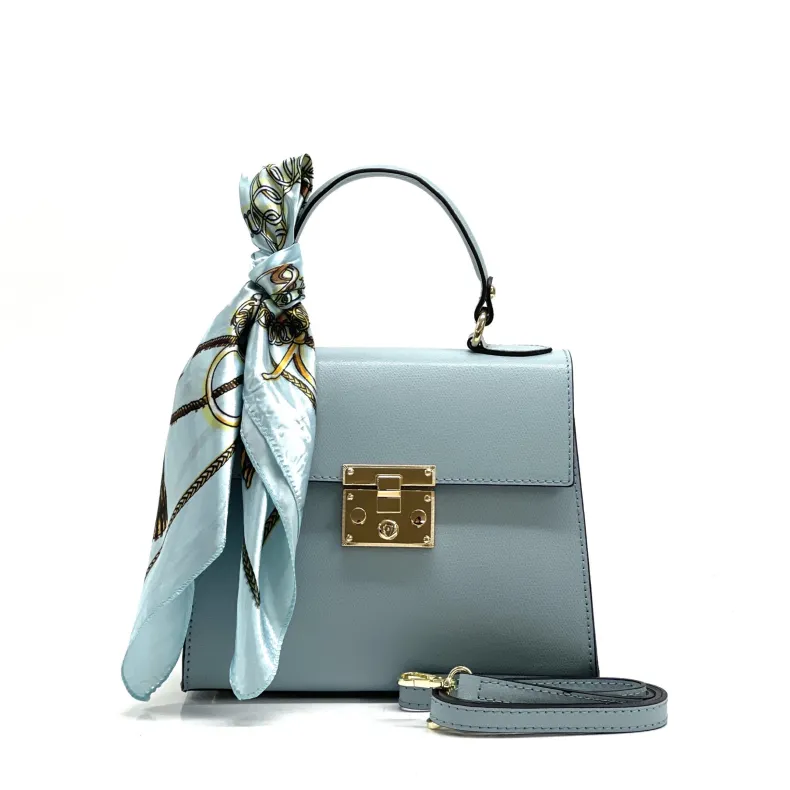 Handcrafted Bag With Buckle Closure
