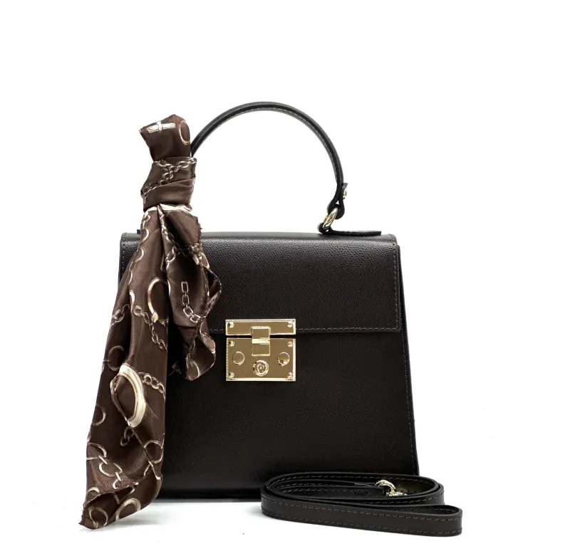 Handcrafted Bag With Buckle Closure
