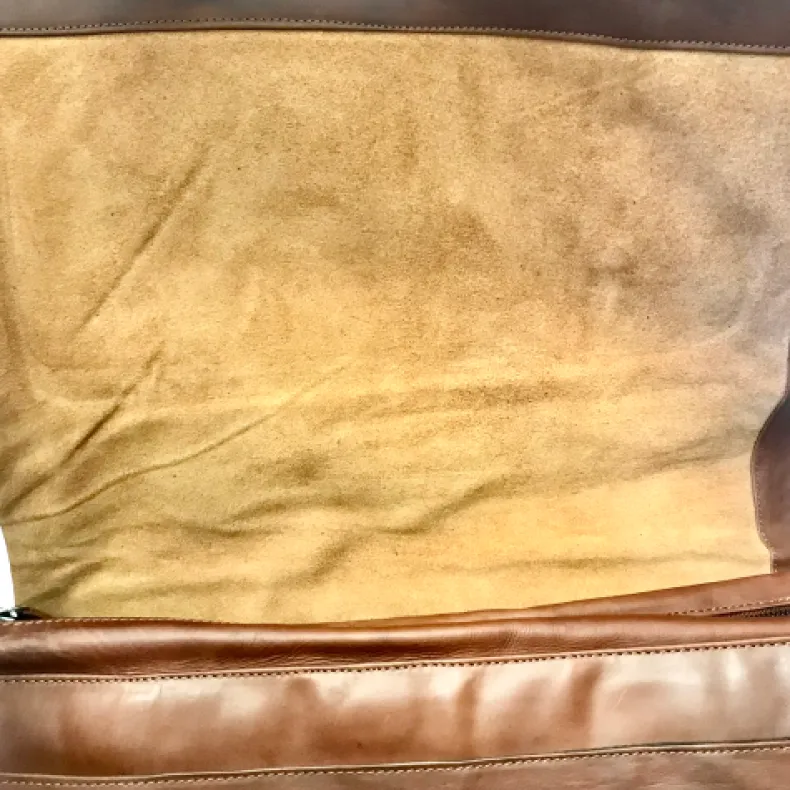 Handcrafted Brown L Messenger