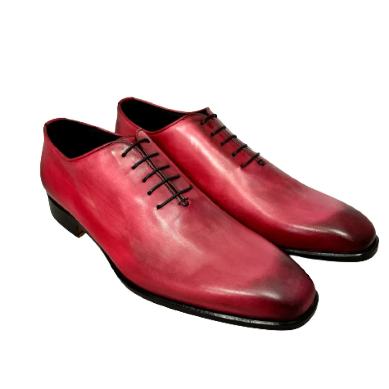 Handcrafted Lace-up Stitched Blake Fuchsia
