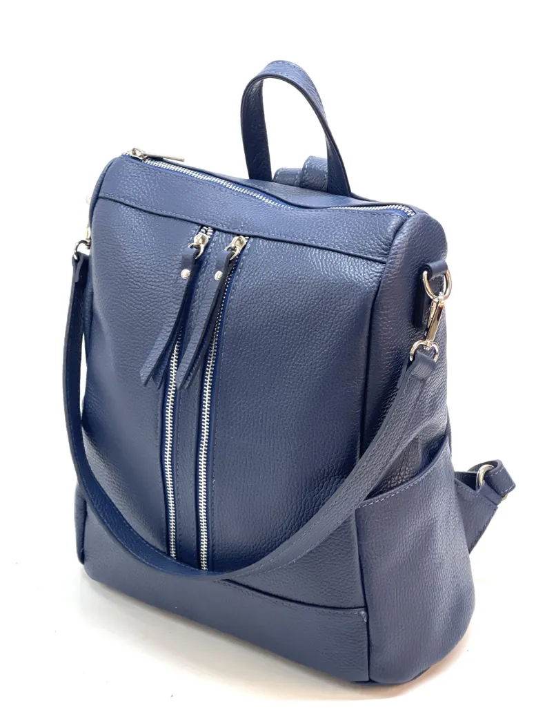 Handcrafted Leather Backpack With Handle