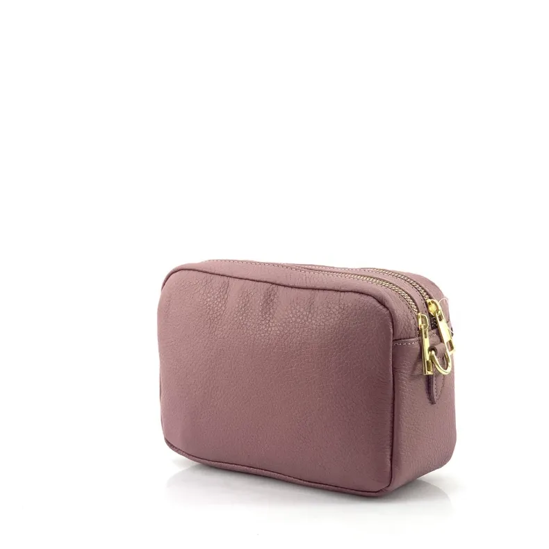 Handcrafted Leather Clutch Bag With Two Compartments