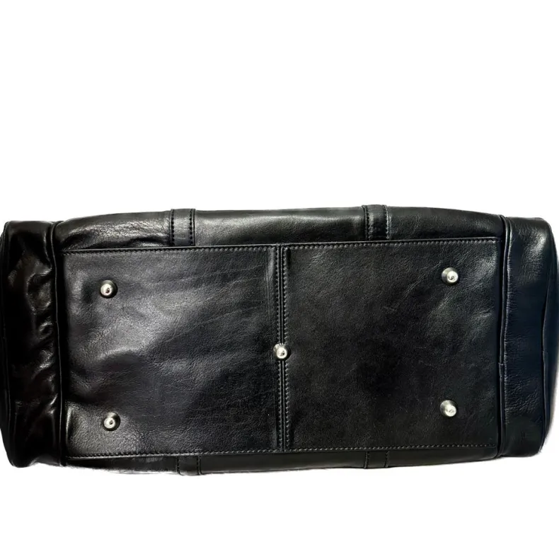 Handcrafted Travel Bag With Side Pockets